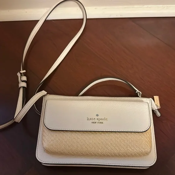 Kate Spade Cream and Tan Crossbody Bag - Picture 1 of 8